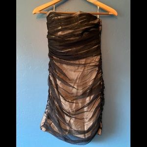 Armani strapless dress